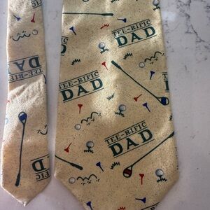 Tee-rific Dad Golf Themed Tie